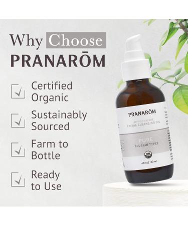 Pranarom - Pure Facial Cleansing Oil (4oz / 120ml) - 100% Pure & Natural Essential Oil Facial Cleanse for Makeup & Impurity Removal Cleanse: Aloe Vera - Buy Online on GoSupps.com