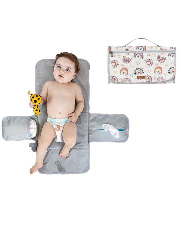 Buy Hamur Home 3-in-1 Portable Diaper Bag Organizer with Cosmetic Bag - Small Rainbow Diaper Pasch for On-the-Go Moms | International Shipping Available - Buy Online on GoSupps.com