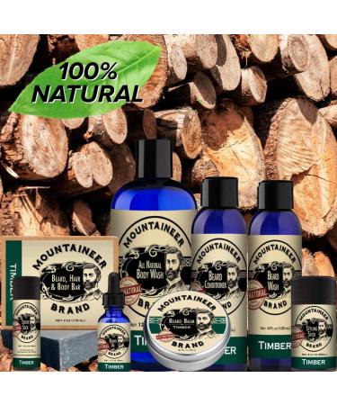 Mountaineer Brand All Natural Deodorant for Men and Women | Absorbent Arrowroot Powder and Dead Sea Salt | Sensitive Skin Odor Protection | Aluminum & Baking Soda Free | Timber 2.5oz - Buy Online on GoSupps.com
