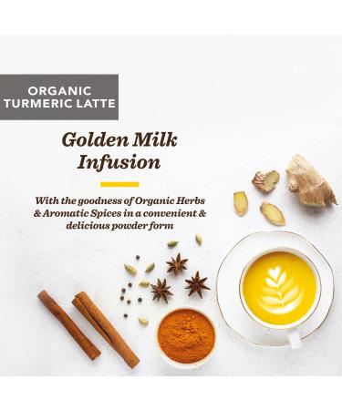 Avira Organic Turmeric Latte Ginger 4oz - Curcumin, Vanilla, Black Pepper, Cinnamon, Cardamom - Superfood Golden Milk Infusion - Vegan & All Natural - Buy Online on GoSupps.com