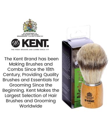 Kent VS70 Natural Badger Bristle Shaving Brush - Luxury Beechwood for Men | Perfect Lather for Safety Razors & Shaving Cream | Premium Quality Since 1777 - Buy Online on GoSupps.com