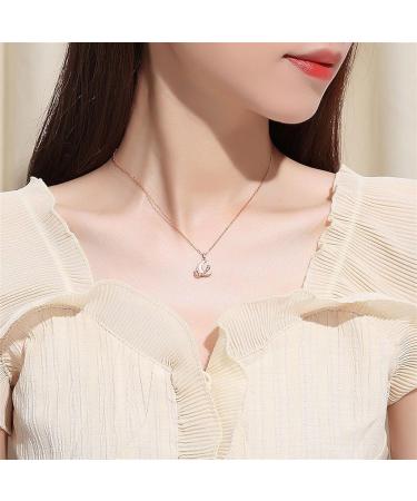 Necklace Star and Moon Surrounding Necklace New Silver Shell Clavicle Chain Fashion and Elegant Valentine's Day Gift for Girlfriend Ladies Necklace - Buy Online on GoSupps.com