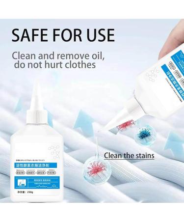 Active Enzymes for Clothes Cleaning Active Enzymes Laundry Stain Remover Bio-Enzyme Degreasing Agent Stubborn Stains Cleaner All-purpose Foam Cleaner Clothes Oil Stain Remover (1Pcs) - Buy Online on GoSupps.com