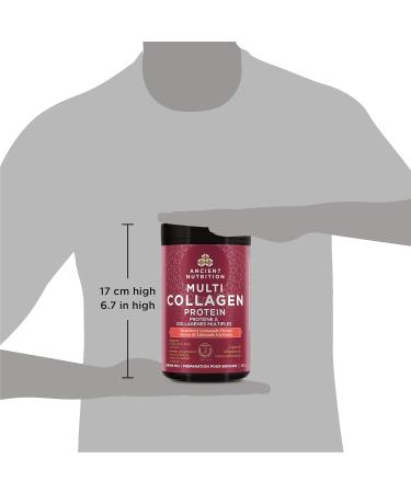 Ancient Nutrition Multi Collagen Protein Powder Strawberry Lemonade Flavor Hydrolyzed Collagen Supplement 262 grams - Buy Online on GoSupps.com