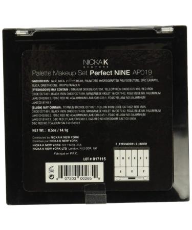 Nicka K New York Perfect 9 Colors Palette (AP019) - Vibrant Eyeshadow for Stunning Looks | Shop Internationally - Buy Online on GoSupps.com