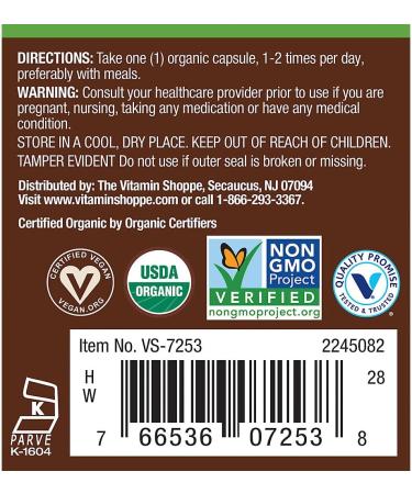 Organic Cinnamon a" Full Spectrum a" Blood Sugar Support (60 Organic Capsules) - Buy Online on GoSupps.com