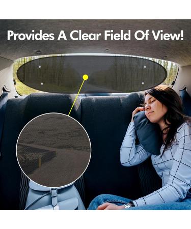 Zatooto Auto Sun Visor for Rear Window | Foldable UV Protection Baby Shade | Suction Cup Privacy Screen 110x60 cm - Buy Online on GoSupps.com