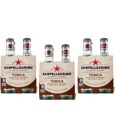 San Pellegrino Aranciata Amara Test Bottles Alcohol-Free with Bitter Orange + Tonica Rovere Disposable Glass Bottle 20 cl Pack of 24 - Buy Online on GoSupps.com