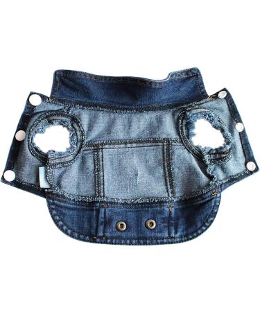 Stylish Dog Denim Jacket Vest | Pet Fashion for Small & Medium Dogs & Cats | Summer Clothing & Sweater Options - Buy Online on GoSupps.com