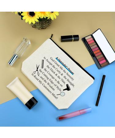 Hairstylist Gift - Inspirational Makeup Bag for Hairdressers & Cosmetologists | Perfect Graduation & Encouragement Gift - Buy Online on GoSupps.com