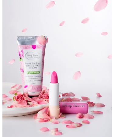Deep Sense Organic Rose Water Hand & Face Moisturizer | Travel-Friendly Hand Cream with French Rose & Damask Oil | All Skin Types - Buy Online on GoSupps.com