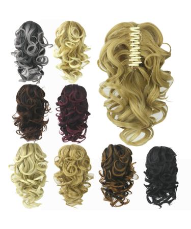 Amyseller 12-Inch Short Curly Hair Extension - Synthetic Clip-In Ponytail Braid for Women (1B) - International Shipping Available - Buy Online on GoSupps.com