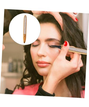 FOMIYES Self Adhesive Mascara Liquid Eyeliner Self-adhesive Eye Liner Liquid Makeup Eyeliners Fake Eyelashes 1 count (Pack of 1) Golden - Buy Online on GoSupps.com