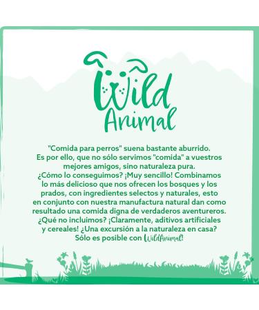 Wild Animal Premium Dry Dog Food Lamb with Sweet Potato and Mint Grain Free Pack of 1 (1 x 12 kg) - Buy Online on GoSupps.com