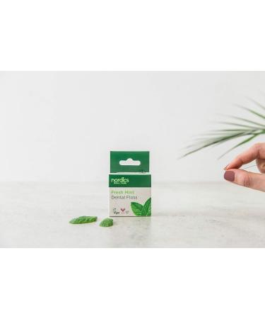Buy Nordics Organic Care Eco Dental Floss - Corn Starch Fresh Mint 15g | Eco-Friendly Dental Care International Shipping - Buy Online on GoSupps.com