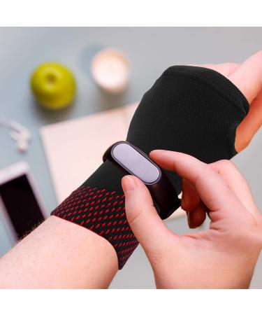 Half Finger Thermal Compression Gloves for Carpal Tunnel Support - Hand Fitness Wraps & Palm Guard - Black Size S - Buy Online on GoSupps.com
