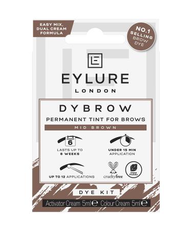 Eylure Dybrow Dye Kit - Mid Brown