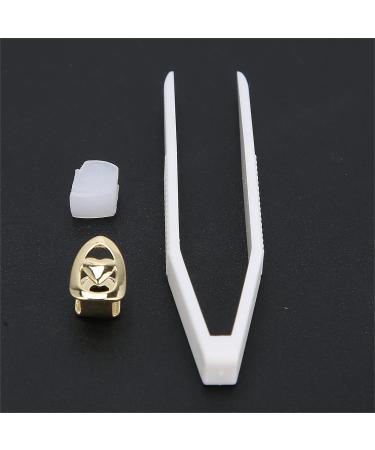 Shop Fashionable Copper Halloween Festival Hip Hop Single Tooth - Unisex Gold Accessory - Buy Online on GoSupps.com