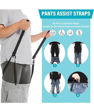 BEAUGIREW Sock Aid for Putting on Socks Sock Helper For Seniors Elderly with Pants Assist Straps Easy on and Off Sock Assist Device for Seniors Disabled Pregnant Diabetics - Buy Online on GoSupps.com