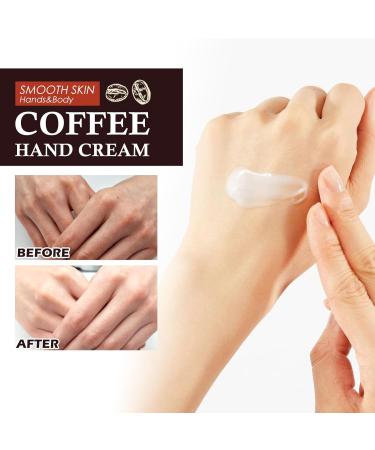KOAHDE Coffee Natural Moisturizing Hand Cream Nourishing Hand Cream Intensive Moisture Hand Cream Coffee Brighten Hand Cream Coffee Hand Creams Handcream for Women Mini Size Brighten Hand Moisturizer - Buy Online on GoSupps.com
