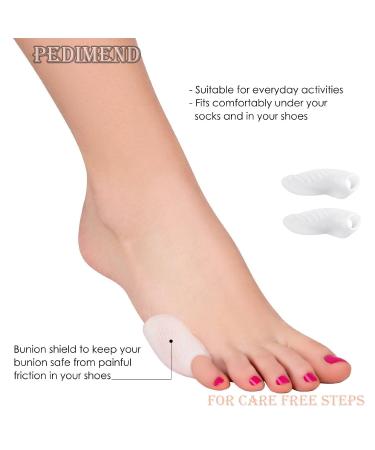 Pediment small toe gel toe spreader (1 pair) - pillow for small toes - protective cover for small toes - toes - toe smooth and correction - foot care