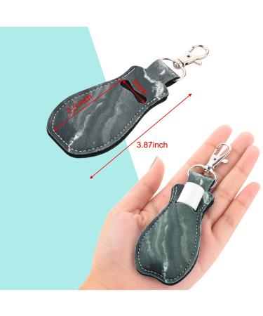 CM Clip-on Chapstick Sleeve Lip Balm Holder Keychain - Marble Patterns (4 Pcs) - Buy Online on GoSupps.com