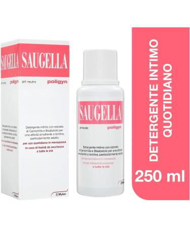 Saugella Poligyn PH Neutro 250ml - Intimate Care Solution | Shop Internationally Now - Buy Online on GoSupps.com