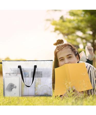 5 Pcs Art Portfolio Bag 19 x 25 Inches Posters Organizer with Zipper and Handle Art Supply Bag and 5 Pcs A4 Pencil Bags 9 x 13 Inches Art Supplies Storage Bag for Large Posters Artwork Bulletin Board - Buy Online on GoSupps.com