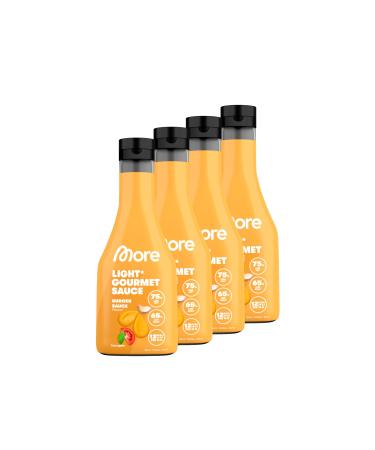 MORE Light Gourmet Sauce 4 x 285ml - Burger Sauce low-calorie sauce no added sugar and unnecessary fat 4 x Burger Sauce