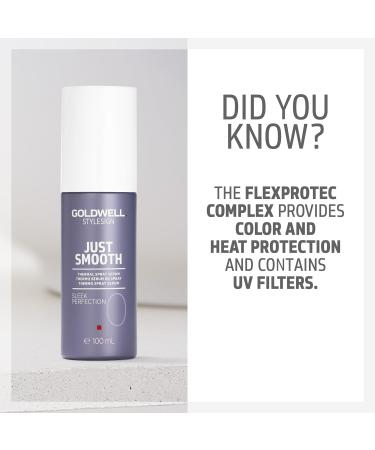 Goldwell StyleSign Just Smooth Sleek Perfection Thermal Spray Serum 100ml - Ultimate Heat Protection - Buy Online on GoSupps.com