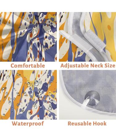 Geometric Beard Bib Apron - Ultimate Beard Hair Catcher for Men | Perfect Father's Day & Christmas Gift | Includes 2 Suction Cups - Buy Online on GoSupps.com