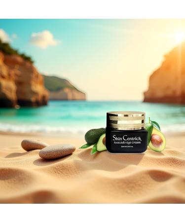 Skin Centrick - Avocado Eye Treatment Nourishing and Hydrating Eye Cream best for dark eye circle Tired Eyes 99% Naturally Derived Formula - Buy Online on GoSupps.com