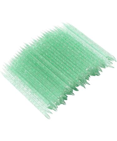 Nail Stick Cuticle Manicure Pedicure Stick 100pcs Double Sided for Home Use for Nail Salon(green) - Buy Online on GoSupps.com