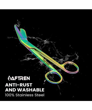 High-Quality 5.5-Inch Graved Care Association Scissors for Veterinary Nurses | Ideal Gifts for Vet Techs | Robust Hospital Trauma Scissors - Buy Online on GoSupps.com