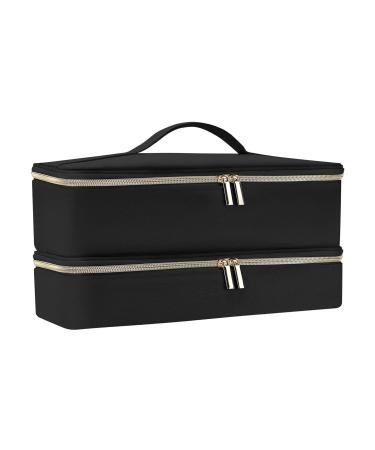 Amagogo Hair Dryer Bags Large Capacity Double Layer Carrying Case for Bathroom Home
