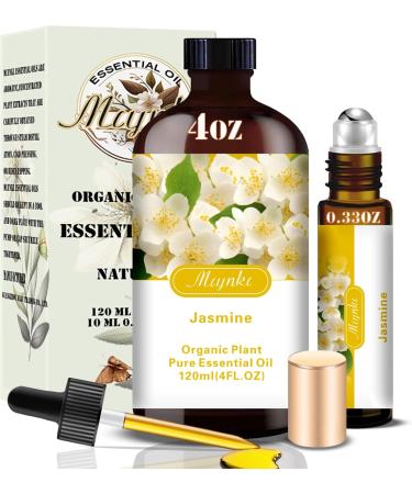 Lavender & Jasmine Essential Oils Set 16oz & 4oz Pure Natural Scent for Diffusers Aromatherapy Skin Care Candle & Soap Making Luxury Relaxation Gift for Home Bath Massage - Buy Online on GoSupps.com