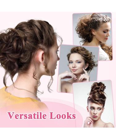 Messy Hair Bun Hair Piece Claw Clip Tousled Hair Bun Hair Piece Fluffy natural scrunchie bridal cocktail hairpin Messy Hair Bun Extensions Curly Wavy Hair Scrunchies Ponytail Hair Extensions - Buy Online on GoSupps.com