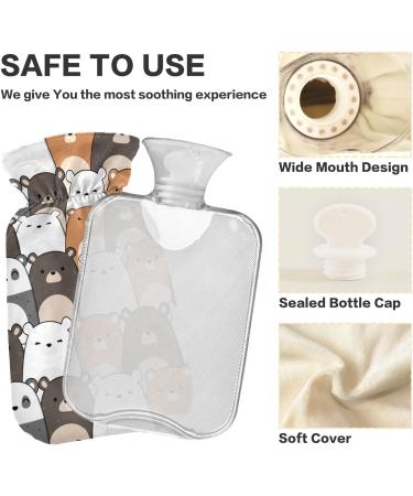 Buy Cute Panda Bear Hot Water Bottle | 2L Pain Relief & Sports Injury Relief - International Shipping Available - Buy Online on GoSupps.com