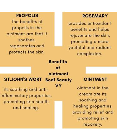 BODI BEAUTY Cream - VY Ointment for Highly Cracked Heels & Feet with St. John's Wort Rosemary Propolis Allantoin Vitamin A & Vitamin E Foot Care & Foot Cream Skincare 40ml - Buy Online on GoSupps.com