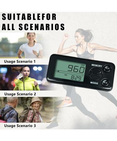 Delamiya Exact Pedometer - Simple 3D Step Counter for Men Women & Children | Clip-On Distance & Calorie Tracker Without App or Bluetooth - Buy Online on GoSupps.com