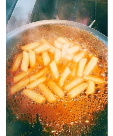 Instant Jjajang Tteokbokki Rice Cake | Pack of 2 Popular Korean Snack with A Jjajang Sauce - Buy Online on GoSupps.com