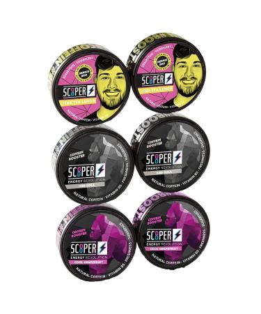 Vendigo SCOOPER Energy | Energy Revolution | Mix your own SCOOPER box | + BMB scented tree (2 x Cola 2 x grapefruit 2 x lemon + 1 free)