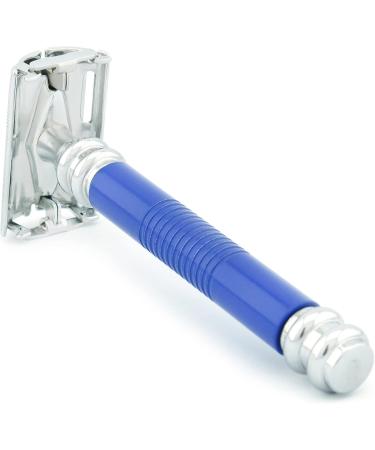 Haryali London Double-Cutting Razor Plane - Butterfly Razor for Men & Women | Reusable Metal & Steel Finish (Blue) - Buy Online on GoSupps.com