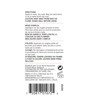 Barielle Protect Plus Color Nail Strengthener - Light Pink 0.5oz - Buy Online on GoSupps.com