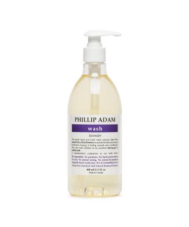 Phillip Adam Lavender Hand and Body Wash with Aloe Vera and Jojoba Oil - Gentle Moisturizing Sulfate Free - 13.5 Fl Oz