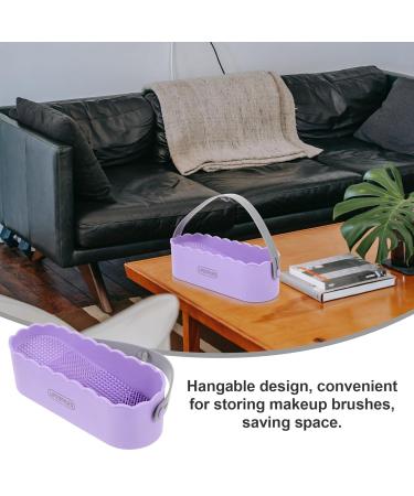 FOMIYES 3-in-1 Makeup Brush Cleaning Mat & Drying Holder - Silicone Scrubber & Storage Box for Women - Buy Online on GoSupps.com