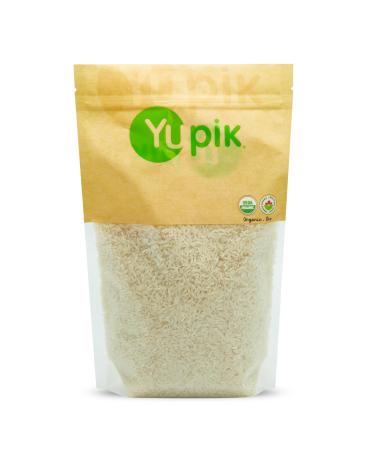 Yupik Organic White Rice Long Grains 1 kg 6 Count Non-GMO Vegan Gluten-Free Kosher Salt-Free Easy Preparation Ideal for Recipes Side Dishes Salads & More 1 kg (Pack of 6)