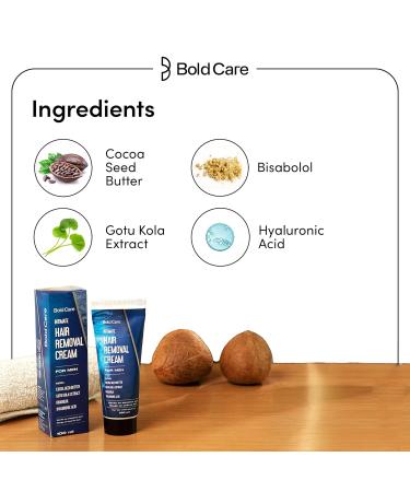 Intimate Hair Removal Cream for Men - Fast Painless & Soothing for All Skin Types - 100ml - Buy Online on GoSupps.com