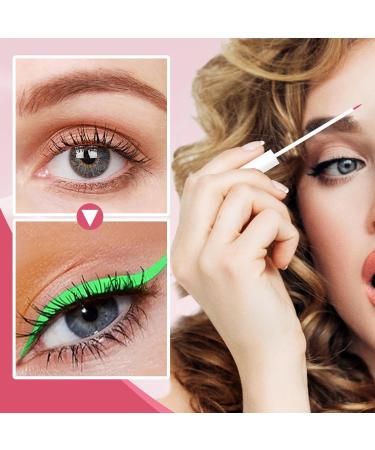zwxqe Colorful Eyeliner Waterproof Smudge Resistant Eyeliner Eyeliner Set of 8 Multicolor Eye Makeup Pens Moisturizing Fluorescent Eyeliner Neon Eye Makeup for Women Eye and Lip Liner - Buy Online on GoSupps.com