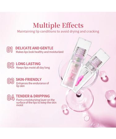 Bossup Color Changing Lip Oil V2 | Hydrating & Moisturizing Lip Gloss | Long Lasting Non-Sticky Nourishing Lip Care | International Shipping - Buy Online on GoSupps.com